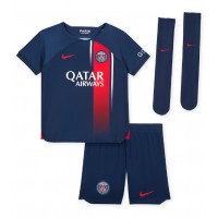 Camisa de time de futebol Paris Saint-Germain Joao Neves #87 Replicas 1º Equipamento Infantil 2024-25 Manga Curta (+ Calças curtas)